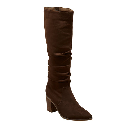 Universal Thread Womens Faux Suede Junie Tall Boots 90975015 Brown 11M