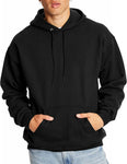 Hanes Printpro Ultimate Cotton Heavyweight Pullover Hoodie Sweatshirt Black XL