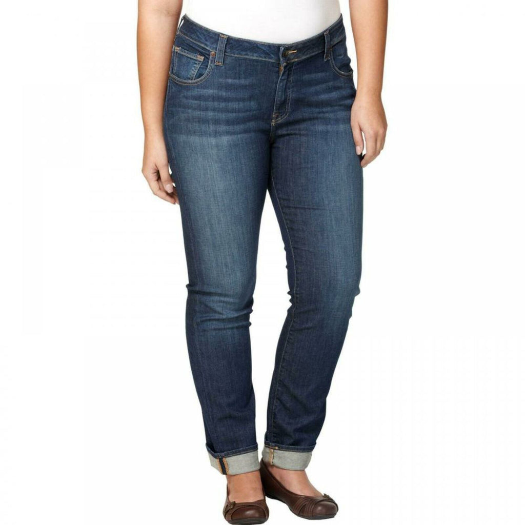 Lucky Brand Women's Plus Size Emma Straight Leg Jeans – Biggybargains