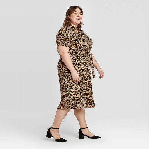 Ava and Viv + Plus Size Short Sleeve T-Shirt Dress