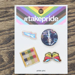 Private Label Pride Equality Pin Set, One Color