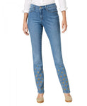 Charter Club Women's Petite Emma Embroidered Jeans. 100028050PT