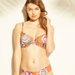 Shade & Shore Women's Current Lightly Lined V Wire Bikini Top