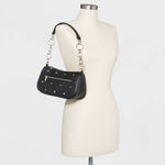 Wild Fable Zip Closure Rhinestone Shoulder Handbag