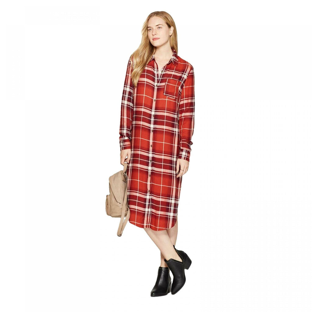 Universal thread hot sale plaid dress