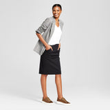 A New Day Women's Solid Ponte Pencil Skirt