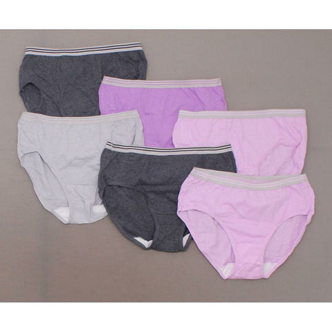 Fruit of the Loom Women's Heather Low-Rise Briefs 4pk 6DLH2TG