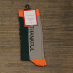 Club Room Mens Holiday Thankful Thanksgiving Striped Crew Socks