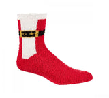 Club Room Mens Cozy Holiday Christmas Santa Claus Belt Crew Socks