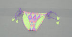 Xhilaration Bright Multicolor Tassel String Bikini Bottom Small