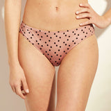 Shade & Shore Women's Sun Coast Polka Dot Cheeky Bikini Bottom