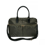 A New Day Women's Nylon with Leather Handles Weekender Bag