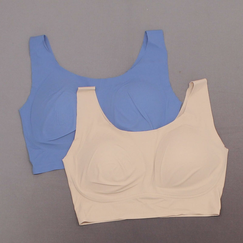Rhonda Shear 2 Pack Invisible Body Bras With Lift Large Nude / Blue –  Biggybargains