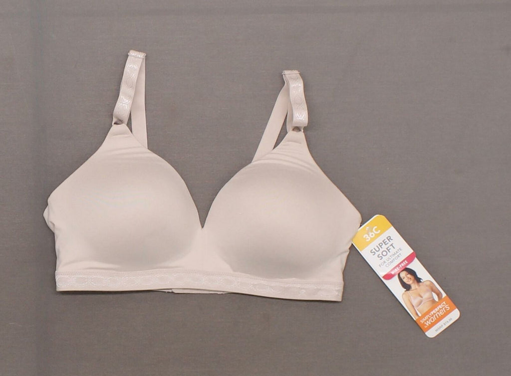 Simply Perfect by Warner's Women's Supersoft Wirefree Bra RM1691T - 36B  White