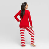 Wondershop Women's 2 Piece Holiday Santa Pajama Set