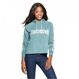 Grayson Threads Women's Touchdown Cropped Hoodie Sweatshirt