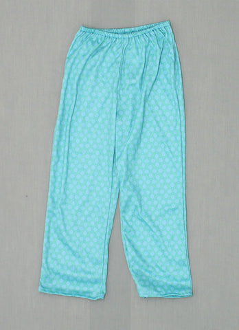 Unbranded New Sample Youth Girls Pajama Sleep Bottoms Aqua