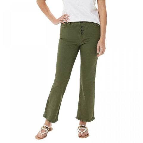 As IsBelle by Kim Gravel Ponte Knit Capri Pants with Side Vents 