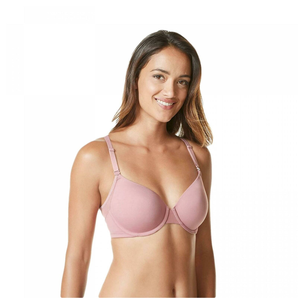 Simply Perfect by Warner's Women's Underarm Smoothing Seamless Wireless Bra  - Rosewater XXL