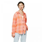 Wild Fable Women's Plaid Long Sleeve Button-Down Flannel Shirt