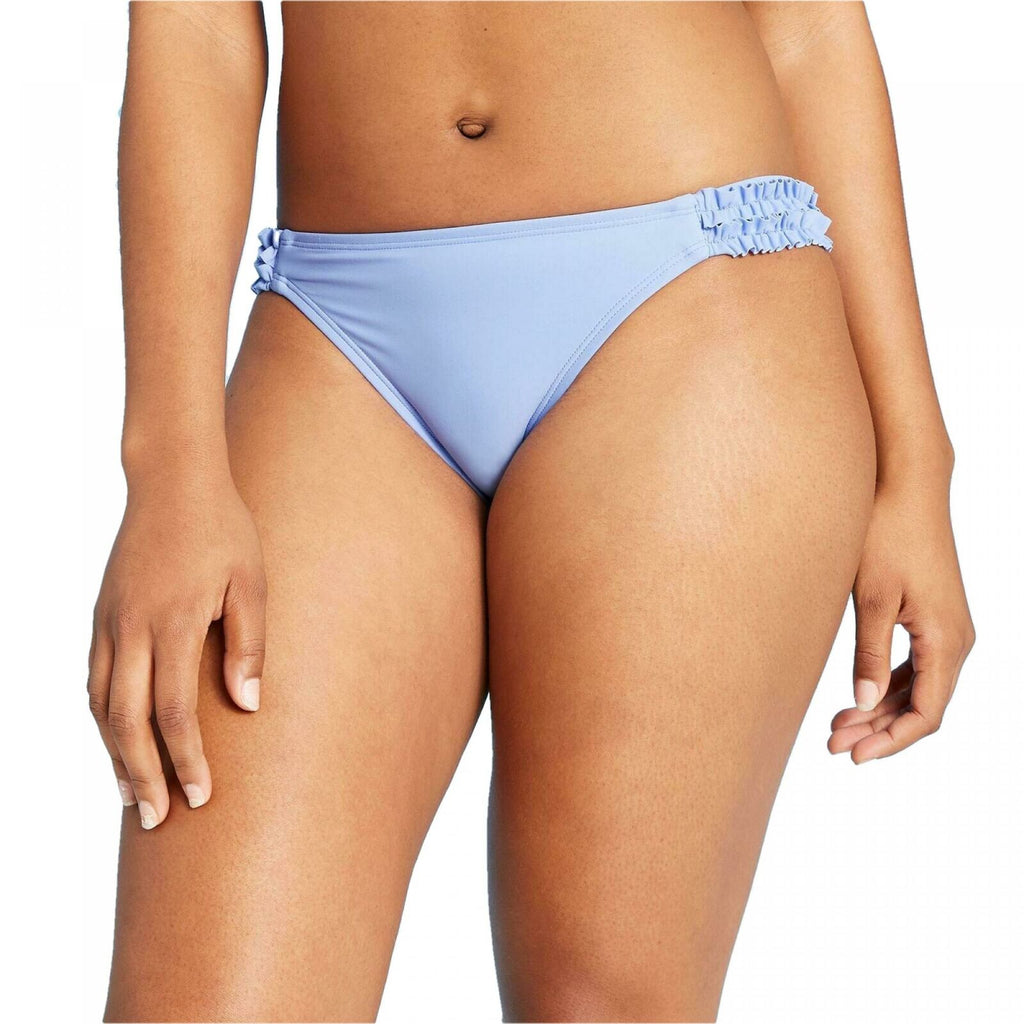 Shade & Shore Light Blue Bikini Bottoms Women's Size Medium
