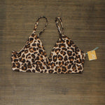 Kona Sol Women's Animal Print Bikini Top AFK77