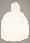 ZUZIFY Men's Seam-Sealed Waterproof Hooded Raincoat Rain Jacket White XL