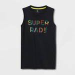 All In Motion Boys' Sleeveless 'Super Rad' Graphic T-Shirt