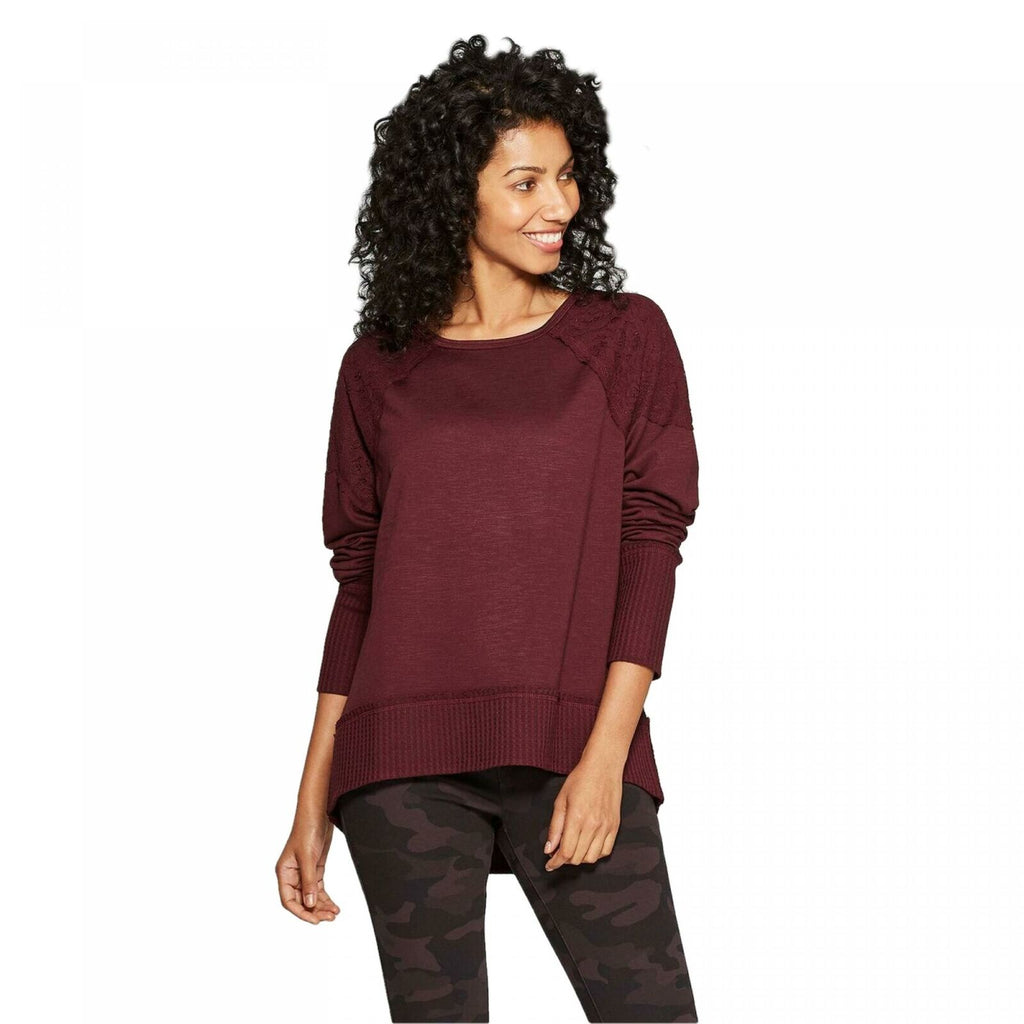Knox Rose Women's V-Neck Pullover Sweater With Back Detail – Biggybargains