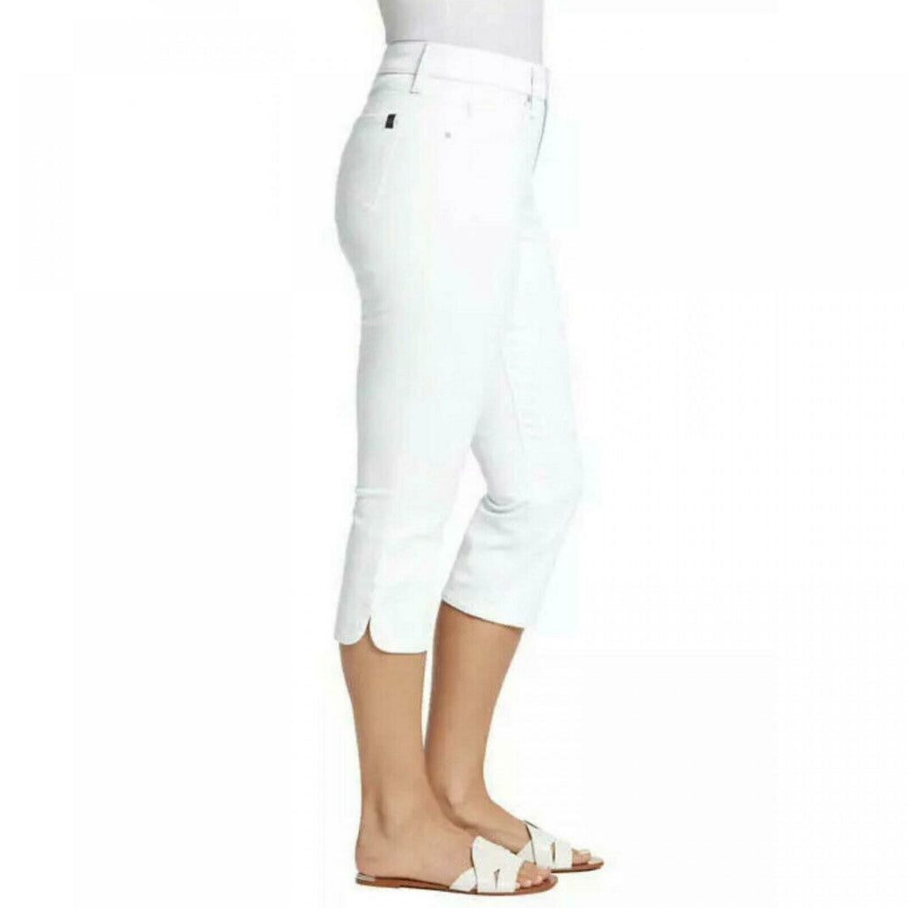 Gloria Vanderbilt Women's Lorelai Skimmer Capri Jeans In Hewlett Grey