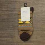 Sun + Stone Mens Aztec Patterned Half Calf Socks