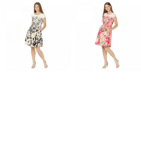Isaac Mizrahi Live! Women's Engineered Floral Print Woven Dress
