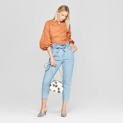 Relaxed Paperbag Trousers | Target Australia