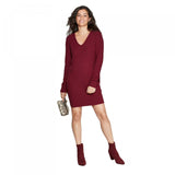 A New Day Women's Long Sleeve V-Neck Sweater Dress