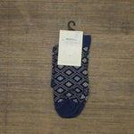 Sun + Stone Men's Novelty Diamond Ankle Half-Calf Socks