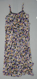 Spenser Jeremy Women's Chiffon Printed Maxi Dress Multi-Color 12