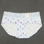 Auden Women's Cotton Hipster Panties with Lace Waistband