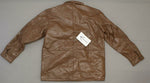 Haband Executive Division Men's Leather Lined Coat Jacket Brown Large