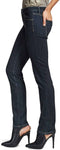 Mossimo Women's Mid Rise Straight Leg Jeans Dark Wash 2 Short