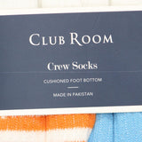 Club Room Men's 8 Pack Pairs Assorted Crew Socks