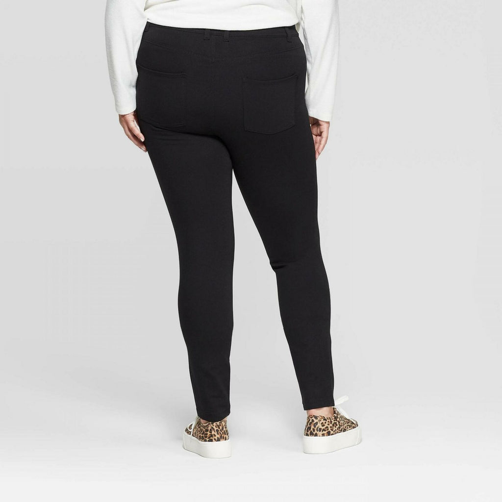 NWT Women's Plus Size 5 Pocket Ponte Skinny Pants - Ava & Viv 20W