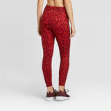 JoyLab Women's Leopard Print High Waisted 7/8 Leggings