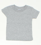 Rabbit Skins nEW Toddler Short Sleeve T-Shirt Tee Grey 6 Months 03134