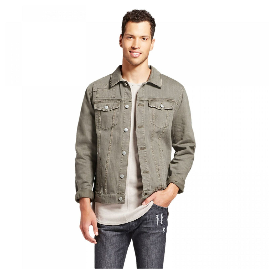 Buy online Olive Green Camouflage Denim Jacket from Jackets for Men by  Solid Styles for ₹1400 at 72% off | 2024 Limeroad.com