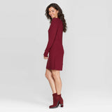 A New Day Women's Long Sleeve V-Neck Sweater Dress