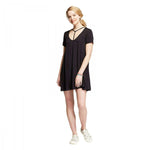 Mossimo Women's T-Shirt Dress with Neck Detail