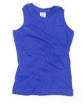 Rabbit Skins Toddler V Neck Sleeveless T-Shirt Royal Blue 4T
