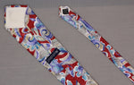 Manhattan US Made Silk Blend Floral Abstract Vintage Tie