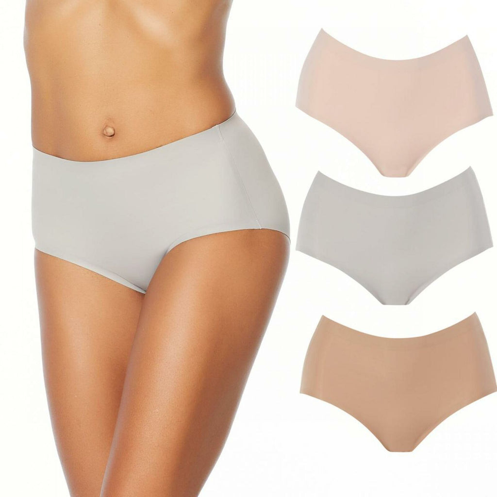 Rhonda Shear Women's 3 Pack Invisible Body Brief Panties – Biggybargains