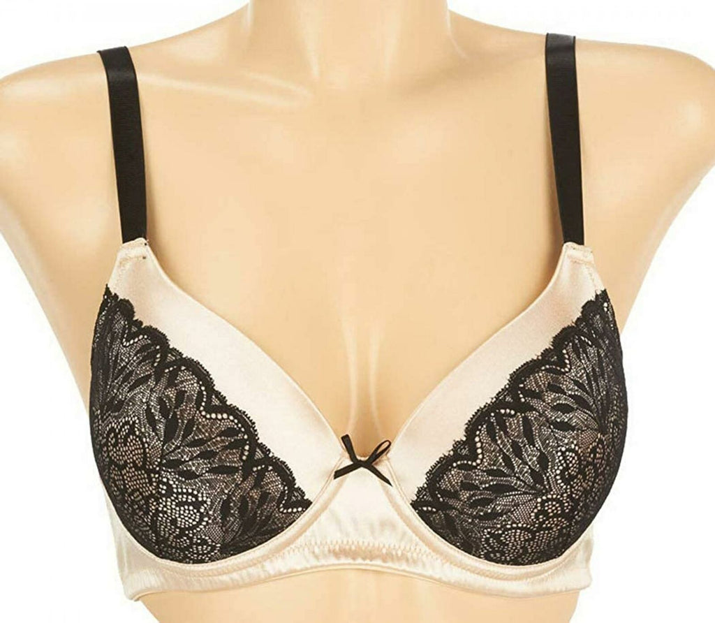 Breezies Floral Lace Underwire Support Bra 